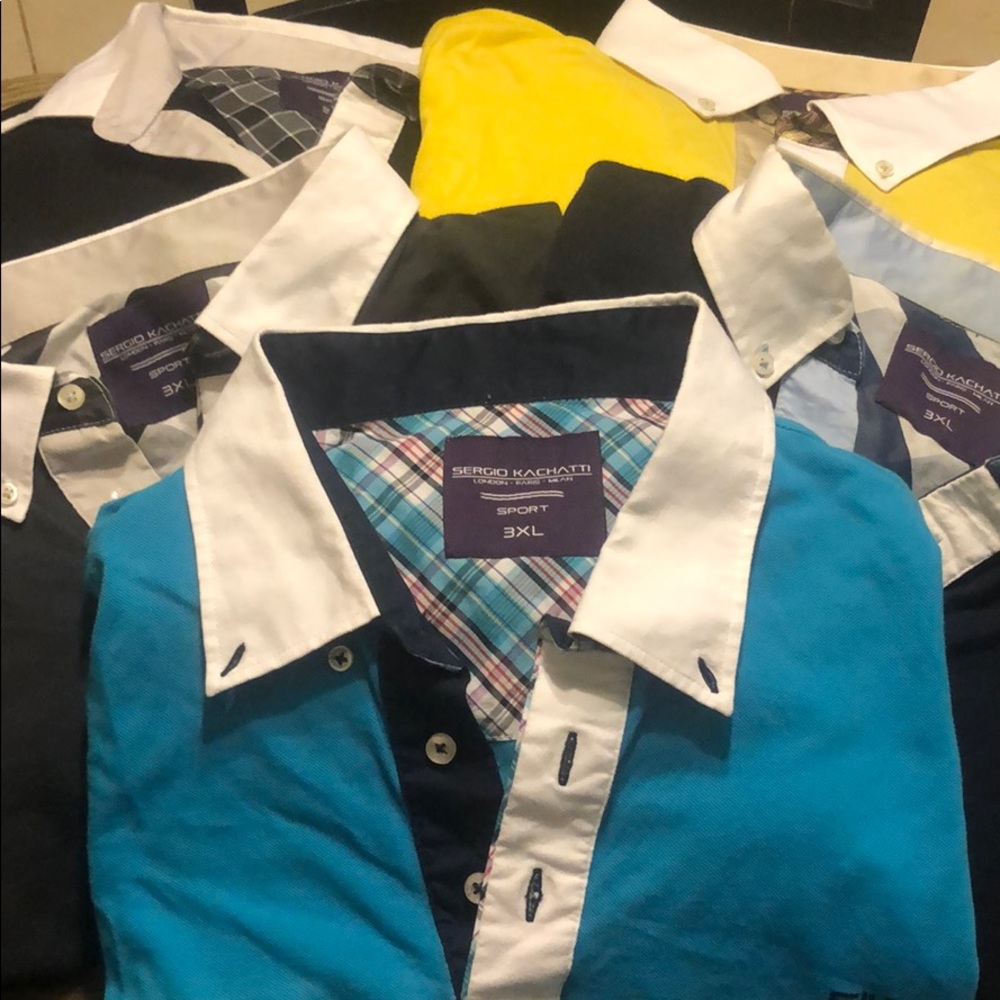 Bundle (5) Sergio Kachatti Sport Polos